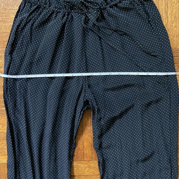 Otte NYC black print silk halter strapless jumpsuit - Picture 6 of 7